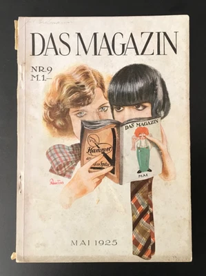 Zeitschrift Das Magazin, Nr.9 von 1925, F.W. Koebner, Dresden, illustriert - Bild 1 von 4