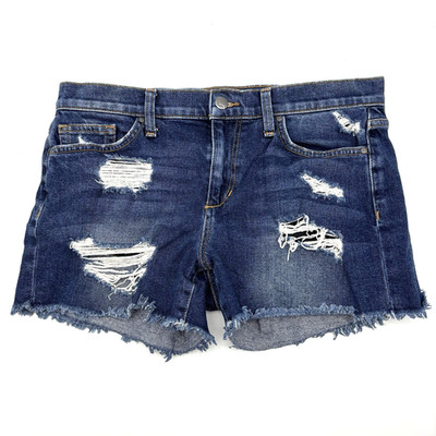 2009 Joe's Jeans Blythe Dark Wash Cut-off Mid Rise Denim Shorts 29 32x3.5''