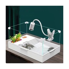 Acrylic Turtle Tank Aquarium with Quiet Water Pump, 3.96gallons, 360  View,