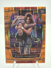2022 Panini Select WWE - Concourse Raquel Gonzalez #6 Orange Flash Prizm