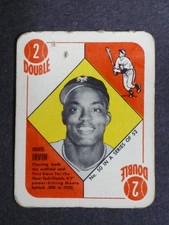 1951 Topps Red Backs Monte Irvin #50 Giants Fair/Poor