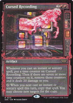 Cursed Recording (Showcase) Duskmourn: House of Horror Regular