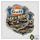 Gulf 24h Du Mans Racing Legends Stickers Set of 2 Vintage Motorsport Retro