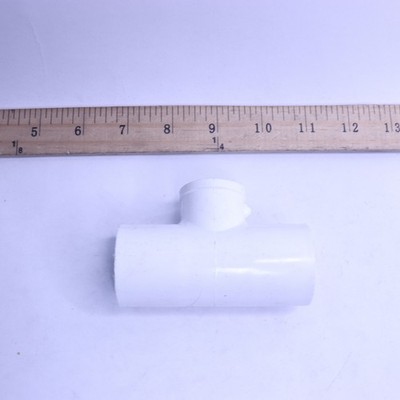 Dura Tee Fitting Slip x Slip x Fipt Sch 40 PVC White 1'' x 1'' x 3/4'' 402-131