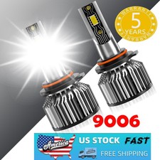 9006 LED Headlight Bulb Conversion Kit Low Beam White Super Bright 6500K 2pcs