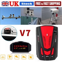 360° Car Speed V7 GPS Radar Detector Camera Voice Alert Warning Speedometer UK～