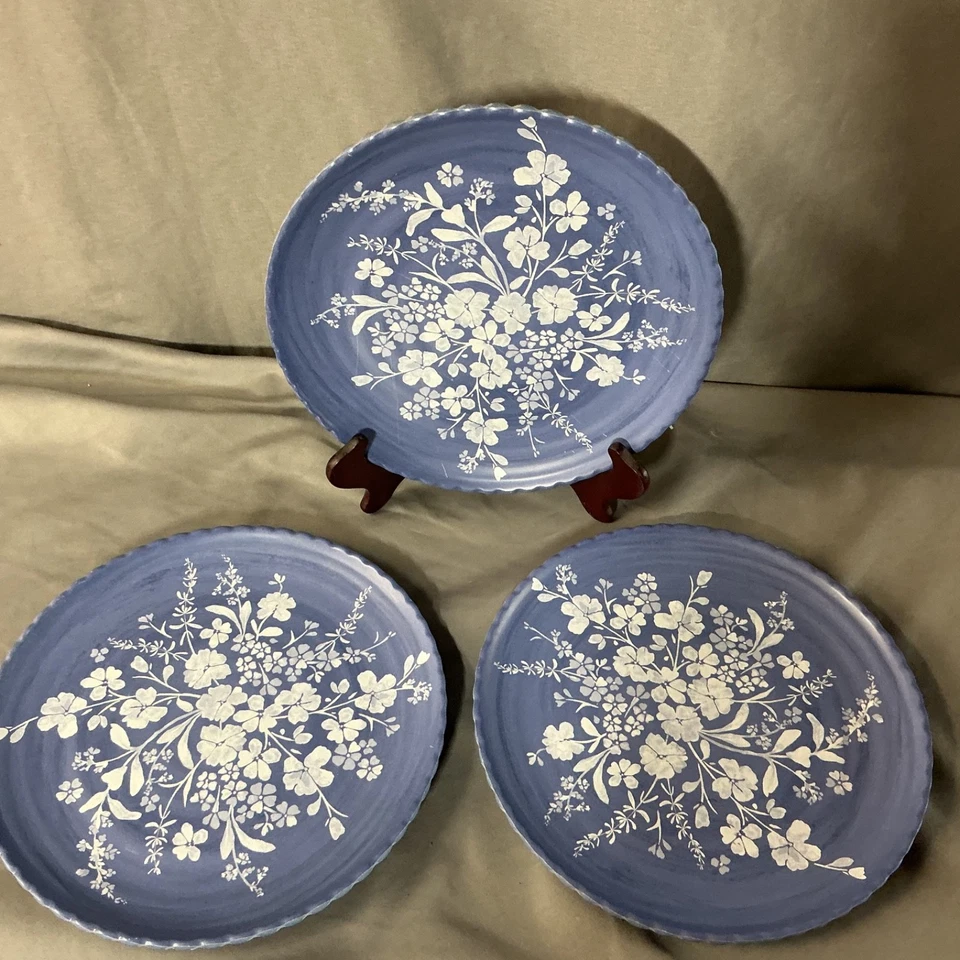 Platos de melamina Pioneer Woman azul margarita 6 Foto 4 de 4