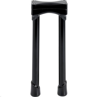 BILTWELL [6413-201-12] O/S Murdock Risers 12'' Black Straight