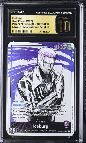 Iceburg (Alternate Art) graded CGC 10 for sale on eBay