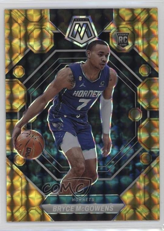 2022-23 Panini Mosaic Rookies Reactive Yellow Prizm Bryce McGowens Rookie RC n1u