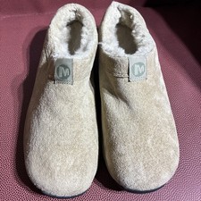 Merrell Primo Chill Slide Clogs Women's Size 8.5 Natural Suede Leather Fur Lined