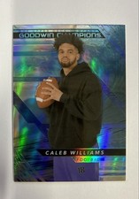 2022 Upper Deck Goodwin Champions Platinum Caleb Williams #P28 Ocean #1 Of /75