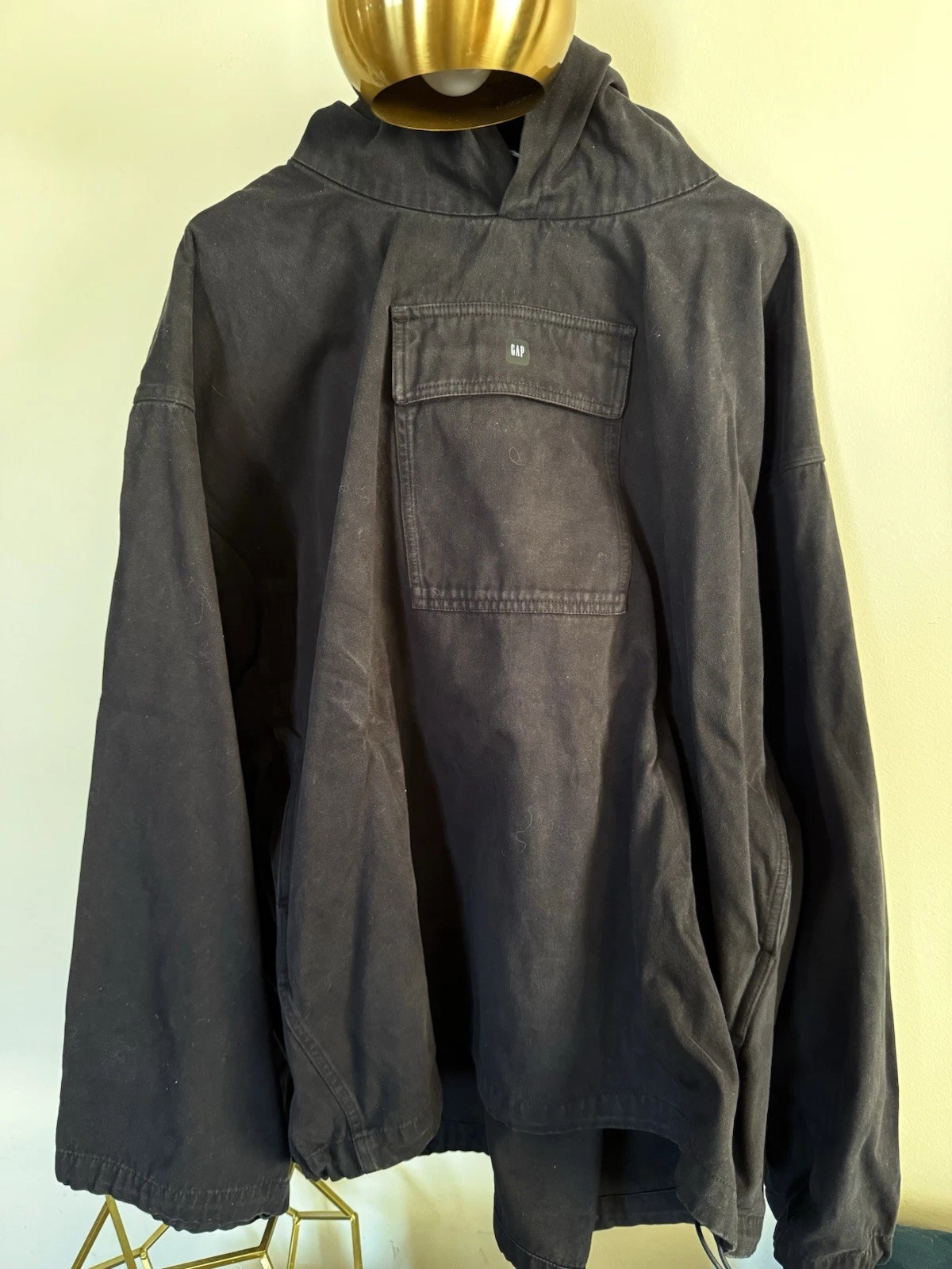 Yeezy Gap Sateen Anorak Oversize Size L NIB image 7