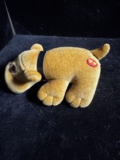 Kennel Kuddles Plush Tan Dog Black Collar 5" Stuffed Animal Tara Toy Vtg Puppy