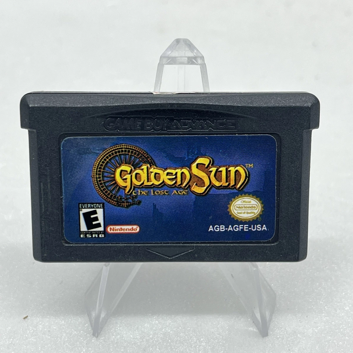 Présentoir Holographique 3D Golden Sun The Lost Age – Gameboy Advance, 2003, Promo USA