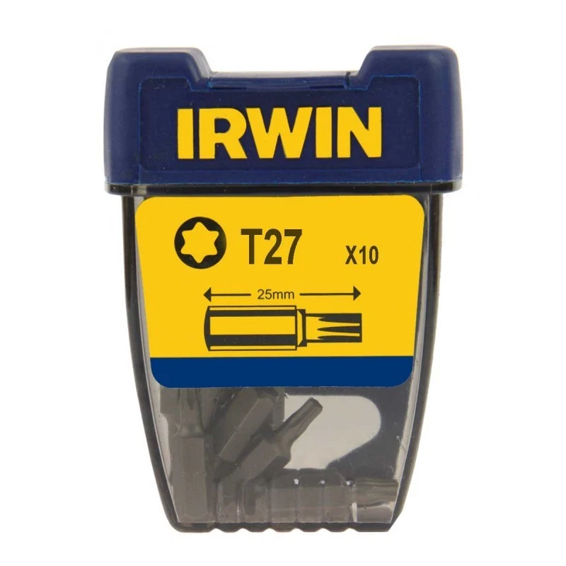 Embout de tournevis Torx 1/4" 25 mm, lot de 10, T27 - I-10504355 - Photo 1/1