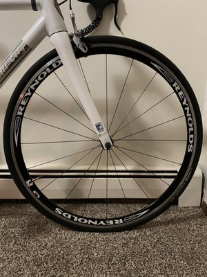 #ad Reynolds Road Bike Front Wheel QR Rim Brake Speed Shark Tire $120.00