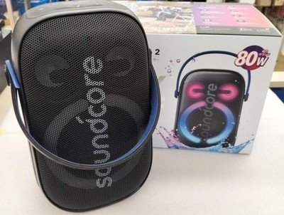 Anker Soundcore Rave Neo 2 Tragbarer Kabelloser Partylautsprecher Schwarz...