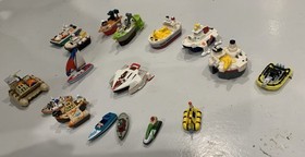 Galoob Micro Machines Lot Hummer Shark Military Planes Boats Playsets Trucks