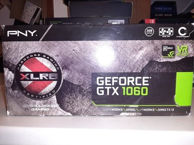 LOOK PNY GTX 1060 3 GB XLR8 ''BOX ONLY NO GRAPHICS CARD BOX ONLY''