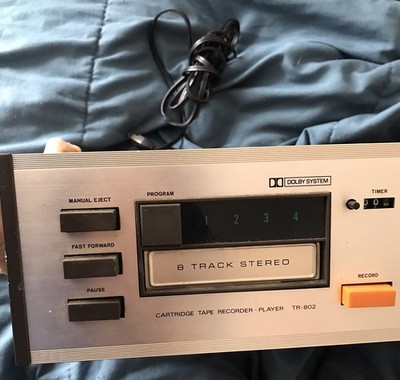 Realistic 8 Track stereo Cartridge Tape Recorder Player TR-802