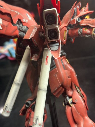 Gundam MG Sinanju 1/100 Modellbausatz gebaut bemalt Einhorn Bandai - Bild 10 von 14