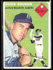 Top 10 Duke Snider Baseball Cards 16
