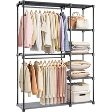 Portable Closet, Freestanding Wardrobe Closet Organizers and Storage,Open 
