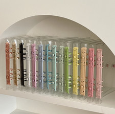    Photo Booth Strip Album - Clear and Colorful- Sleeves Included 