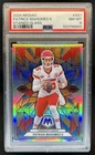 2024 Panini Mosaic Patrick Mahomes II Stained Glass #SG-1 Chiefs PSA 8
