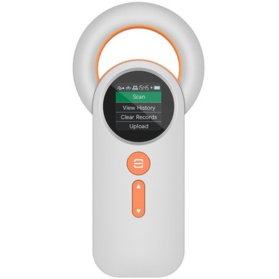 Rechargeable Pet Microchip Scanner EMID RFID 1.44 TFT Screen Wireless USB