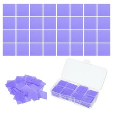 56PCS Diamond Art Painting Wax with Box Square DIY Wax Refills 25mm/1", Purple 