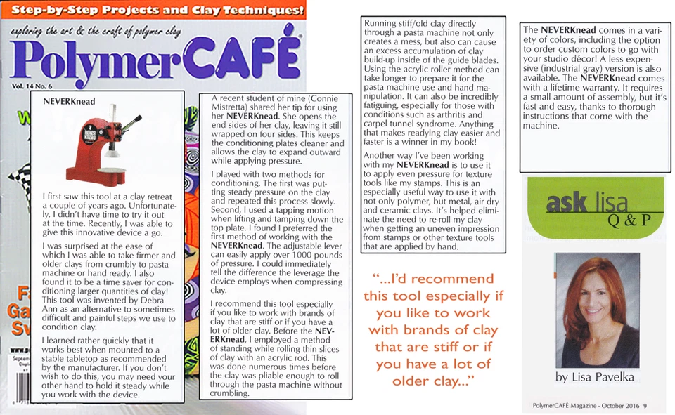 Stoppt den Schmerz! DIY PART KIT NEVERknead Conditioning Tool Orange Fimo Sculpey - Bild 3 von 4