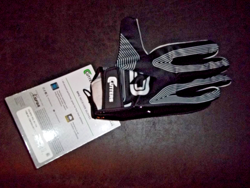 NUEVO CON ETIQUETAS Negro Cortadores Fútbol Agarre Adhesivo Palma Epic Receptor Guantes Adulto S/M Negro - Imagen 2 de 9