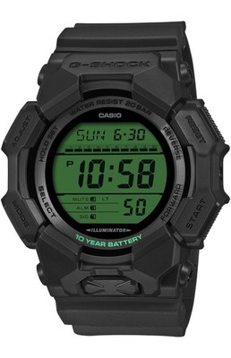 CASIO G-SHOCK GD-010BEG-1JF BLACK AND ELECTRO GREEN Men Watch New in Box