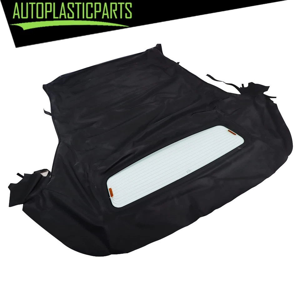 Convertible Soft Top For 2005 2006 2007-2014 Ford Mustang Black Vinyl New Foto 2 de 4