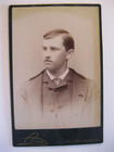 Antique Cabinet Card Photo of Victorian Man by Plake from Bellows Falls, VT. — photo 1
