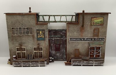 S Scale Lemuel s Pipe & Drain Background Structure Kit Laser Cut