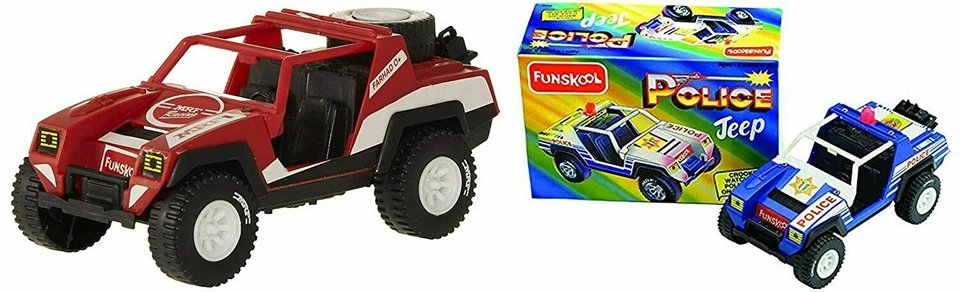 Funskool COMBO of MRF Racing Jeep & Police Jeep, Multi Color Age 3+ FREE SHIP - Image 2 of 4