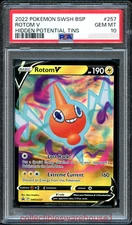 Pokemon Hidden Potential Tin Promo Rotom V SWSH257 PSA 10