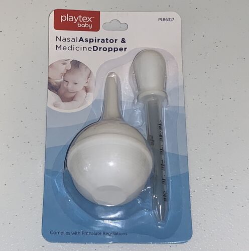 Playtex Nasal Aspirator and Medicine Dropper 2 Piece NIP