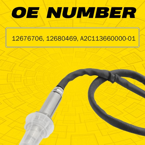 Nitrogen Oxide NOX Sensor Fits GMC Sierra Chevy Silverado 2500 3500 6.6L 2017-19 - Picture 6 of 13