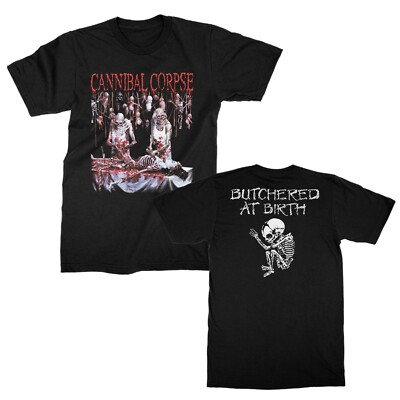 CANNIBAL CORPSE cd cvr BUTCHERED AT BIRTH Official SHIRT LRG New wretched eaten