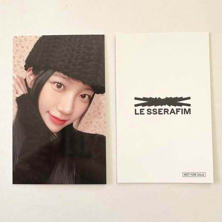LE SSERAFIM UNFORGIVEN Weverse Japan LUCKY DRAW Official Photocard