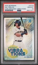 2022 Bowman - Virtuosic Vibrations #VV-14 Sal Frelick (RC) PSA 10!