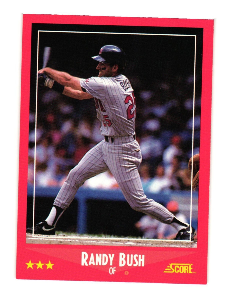 1988 Score #292 Randy Bush Minnesota Twins | eBay