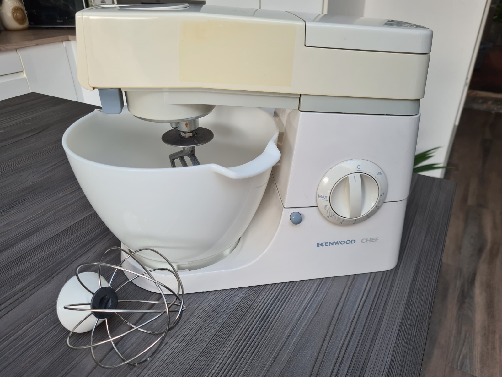 Vintage Kenwood Chef Mixer KM201 with Whisk & K beater, Working eBay