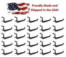 100 Pack Jumbo Pegboard Hooks Black Garage Tools Storage Organization Jewelry