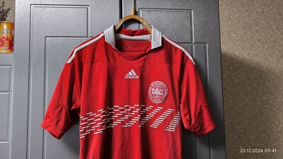 Denmark national team 赤 ジャケット DBUロゴ Lサイズ Denmark
