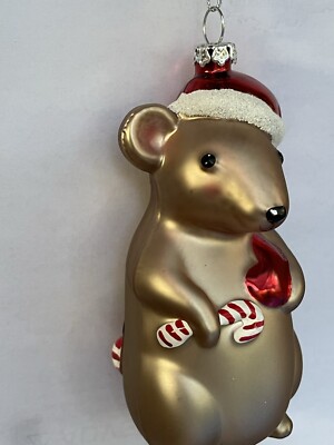 Decorative Mouse Christmas Ornament! Will arrive before Christmas 2023! Thanks!